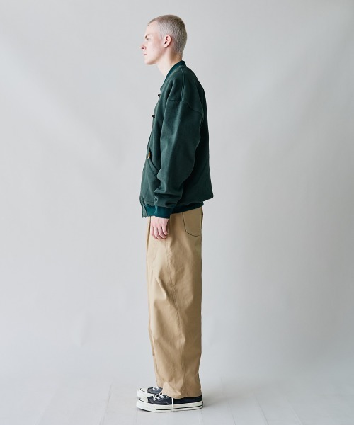 rehacer（レアセル）の「rehacer : Kung-fu Sweat Cardigan / カンフースウェットカーディガン（カーディガン/ボレロ・メンズ・ブラック/グリーン/ワイン・MEDIUM/SMALL/X-LARGE/LARGE）」の9枚目の写真