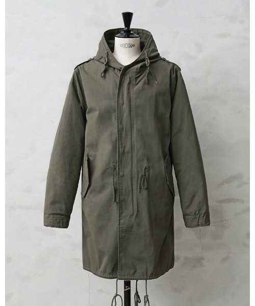 HOUSTON ヒューストン WAIPER別注 タイト M-51パーカ モッズコート