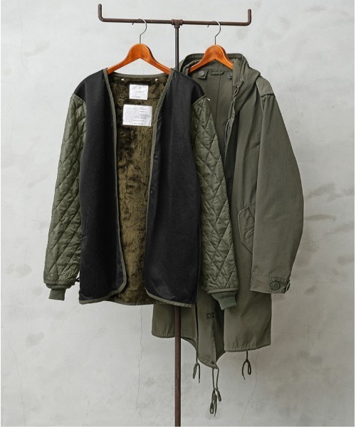 HOUSTON ヒューストン WAIPER別注 タイト M-51パーカ モッズコート