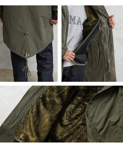 M-51 モッズコート用フード タグピンク M-51 モッズコート用フード