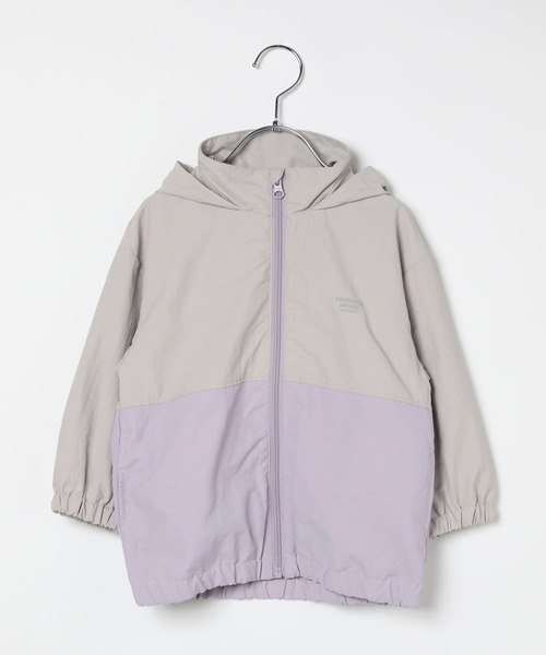 GLOBAL WORK（グローバルワーク）の「撥水切り替えフードブルゾン/T/591489（ブルゾン・キッズ・ライトブルー/パープル系その他2・120cm/110cm/100cm）」の4枚目の写真