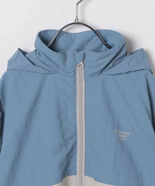 GLOBAL WORK（グローバルワーク）の「撥水切り替えフードブルゾン/T/591489（ブルゾン・キッズ・ライトブルー/パープル系その他2・120cm/110cm/100cm）」の5枚目の写真