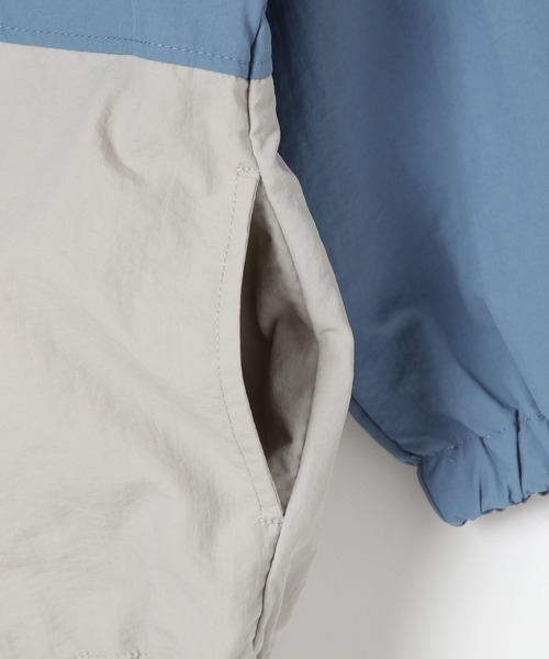 GLOBAL WORK（グローバルワーク）の「撥水切り替えフードブルゾン/T/591489（ブルゾン・キッズ・ライトブルー/パープル系その他2・120cm/110cm/100cm）」の11枚目の写真