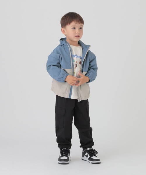 GLOBAL WORK（グローバルワーク）の「撥水切り替えフードブルゾン/T/591489（ブルゾン・キッズ・ライトブルー/パープル系その他2・120cm/110cm/100cm）」の17枚目の写真