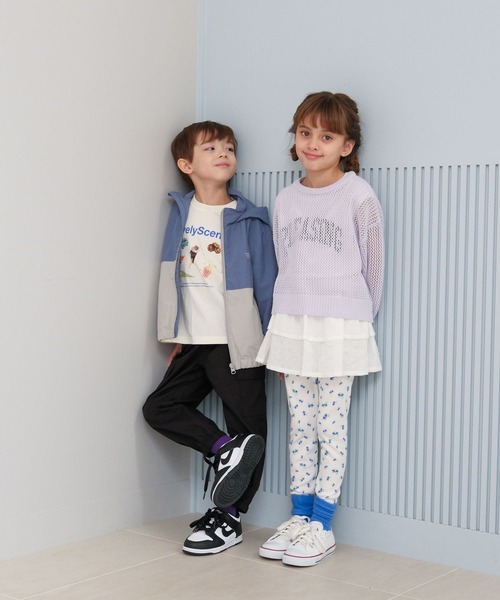 GLOBAL WORK（グローバルワーク）の「撥水切り替えフードブルゾン/T/591489（ブルゾン・キッズ・ライトブルー/パープル系その他2・120cm/110cm/100cm）」の22枚目の写真