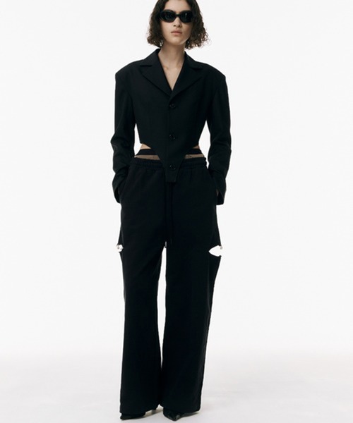 JOSE MOON(ジョゼムーン)の「【JOSEMOON/ジョゼムーン】SLIT SWEAT PANTS with PEARL/スリットスウェットパンツウィズパール(スウェットパンツ・レディース・グレー/ブラック/ホワイト・38/36)」の13枚目の写真