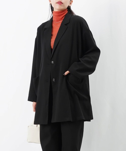 LC/LLL フレアロングテーラージャケット（テーラードジャケット