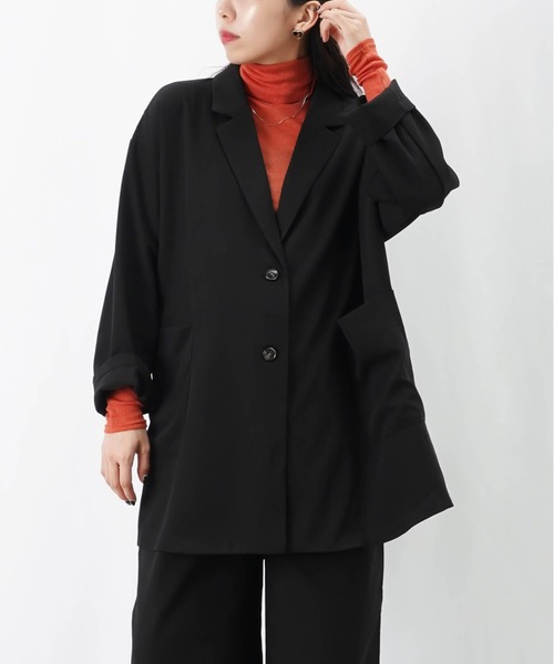 LC/LLL フレアロングテーラージャケット（テーラードジャケット