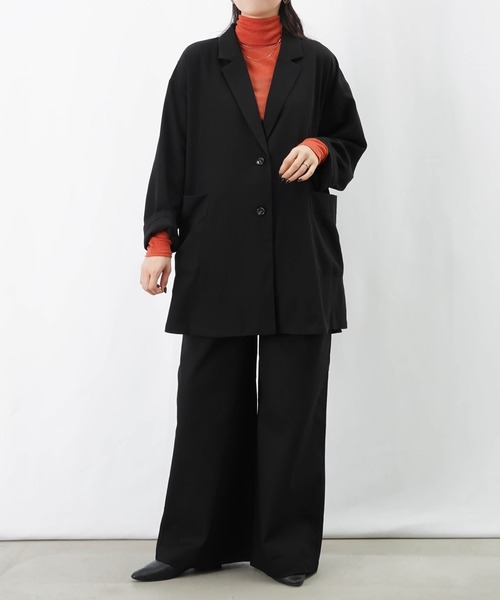 LC/LLL フレアロングテーラージャケット（テーラードジャケット