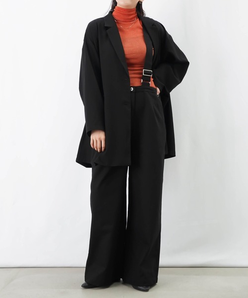 LC/LLL フレアロングテーラージャケット（テーラードジャケット