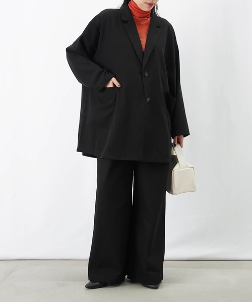 LOUNIE新品⭐️洗える❗️再入荷完売ハーフスリーブジャケットテーラードジャケット LAKOLE（ラコレ） ジャケット テーラードジャケット ダブルテーラード