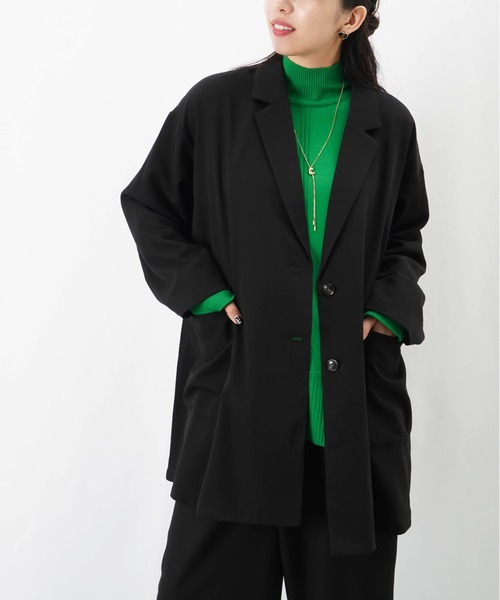 LC/LLL フレアロングテーラージャケット（テーラードジャケット