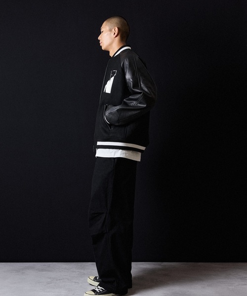 RAGLAN SLEEVE ZIPPER STADIUM JACKET / ラグラン スリーブ ジップ