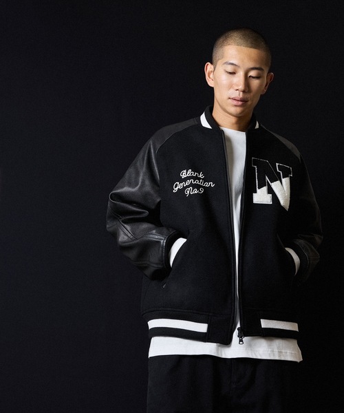 RAGLAN SLEEVE ZIPPER STADIUM JACKET / ラグラン スリーブ