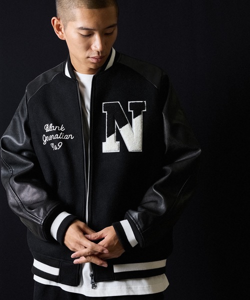 RAGLAN SLEEVE ZIPPER STADIUM JACKET / ラグラン スリーブ ジップ