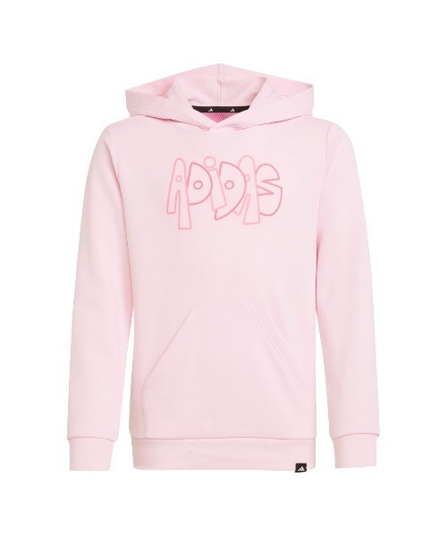 adidas(アディダス)の「アディダス adidas グラフィティ グラフィック パーカー(パーカー・キッズ・ブラック/ピンク/ホワイト・130cm/140cm/150cm/160cm)」の17枚目の写真