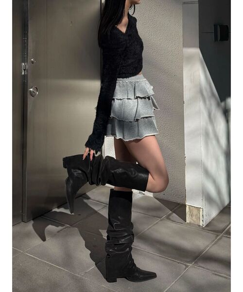 セール】ポインテッドカバーブーツ（ブーツ）｜EMODA（エモダ）の