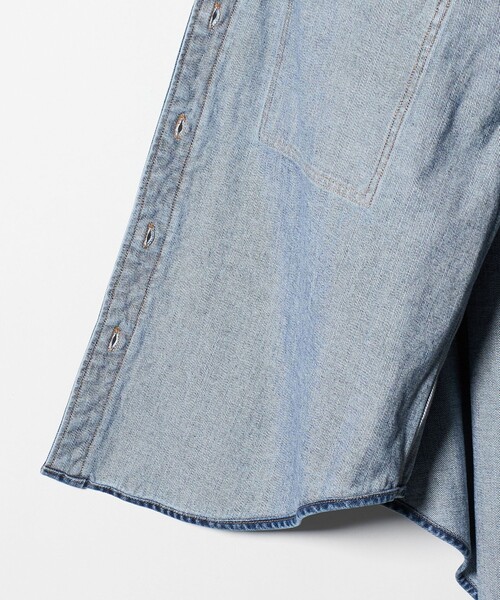 SACRA(サクラ)の「<SACRA>デニム ロング シャツ ジャケット(デニムジャケット・レディース・ネイビー・38)」の16枚目の写真