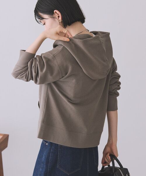 AMERICAN HOLIC（アメリカンホリック）の「スウェットZIPパーカー（パーカー・レディース・ダークグレー/グレイッシュベージュ/杢グレー・FREE）」の13枚目の写真