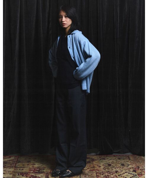 PULP/417EDIFICE（パルプフォーワンセブンエディフィス）の「PULP / モヘヤブレンドニット カーディガン（カーディガン/ボレロ・メンズ・ブラウン/ブルー系その他・2/1）」の7枚目の写真