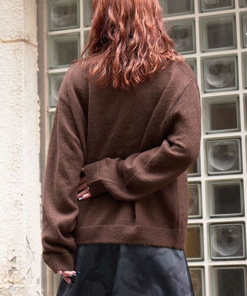 PULP/417EDIFICE（パルプフォーワンセブンエディフィス）の「PULP / モヘヤブレンドニット カーディガン（カーディガン/ボレロ・メンズ・ブラウン/ブルー系その他・2/1）」の13枚目の写真