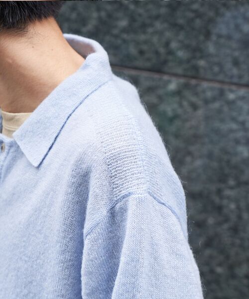 PULP/417EDIFICE（パルプフォーワンセブンエディフィス）の「PULP / モヘヤブレンドニット カーディガン（カーディガン/ボレロ・メンズ・ブラウン/ブルー系その他・2/1）」の20枚目の写真