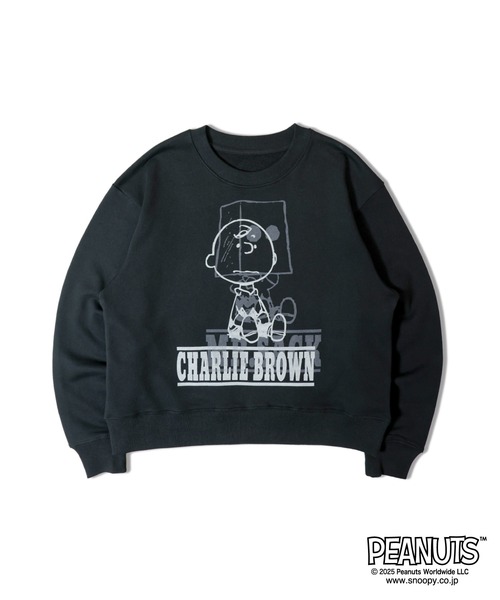 PEANUTS(ピーナッツ)の「JOHNBULL-PEANUTS-SWT(スウェット・メンズ・ホワイト系2/ブラック系2/ブラック/ホワイト・M/L)」の4枚目の写真