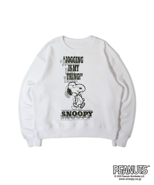 PEANUTS(ピーナッツ)の「JOHNBULL-PEANUTS-SWT(スウェット・メンズ・ホワイト系2/ブラック系2/ブラック/ホワイト・M/L)」の1枚目の写真