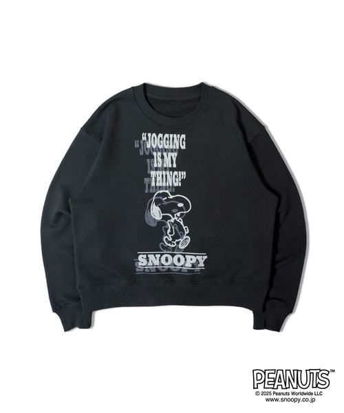 PEANUTS(ピーナッツ)の「JOHNBULL-PEANUTS-SWT(スウェット・メンズ・ホワイト系2/ブラック系2/ブラック/ホワイト・M/L)」の3枚目の写真
