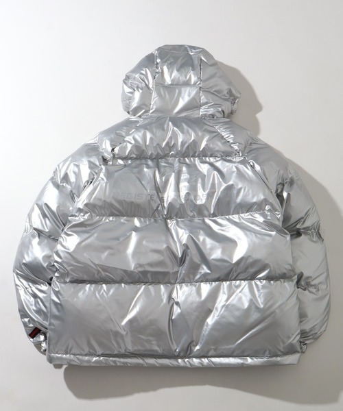 FUBU（ フブ）の「【FUBU/フブ】 Nylon Puffer Hooded Jacket / ナイロン パファー フーデッド ジャケット（ダウンジャケット/コート・メンズ・ブラック/シルバー/ブラウン・M/L/XL）」の16枚目の写真