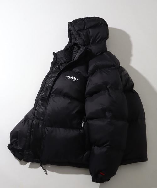 FUBU（ フブ）の「【FUBU/フブ】 Nylon Puffer Hooded Jacket / ナイロン パファー フーデッド ジャケット（ダウンジャケット/コート・メンズ・ブラック/シルバー/ブラウン・M/L/XL）」の13枚目の写真