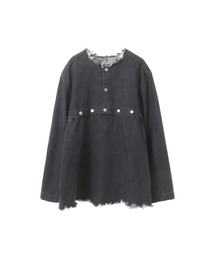 CURRENTAGE（カレンテージ）の「【CURRENTAGE/カレンテージ】Denim welder pullover（デニムジャケット）」