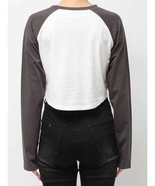 EMODA（エモダ）の「【野性爆弾 くっきー！× EMODA】RAGLAN LT（Tシャツ/カットソー・レディース・グレー/ブルー・SMALL/MEDIUM）」の17枚目の写真