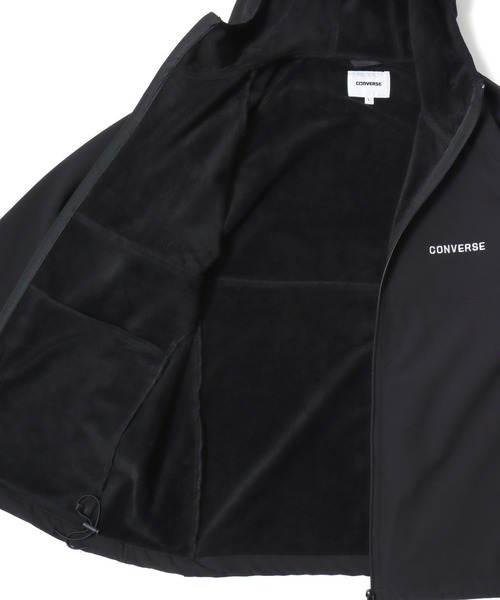 CONVERSE（コンバース）の「2025AW CONVERSE /コンバース 裏フリース ナイロンボンディング マウンテンパーカー レディース メンズ フーディー（ナイロンジャケット・メンズ・カーキ/ブラック・M/LL/L）」の14枚目の写真