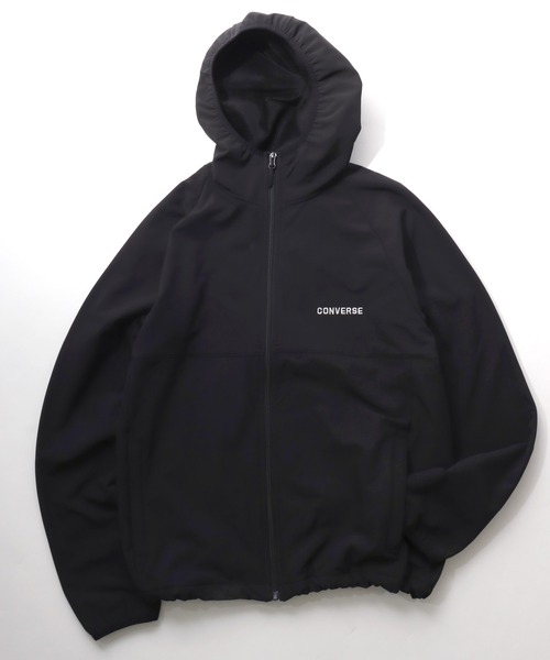 CONVERSE（コンバース）の「2025AW CONVERSE /コンバース 裏フリース ナイロンボンディング マウンテンパーカー レディース メンズ フーディー（ナイロンジャケット・メンズ・カーキ/ブラック・M/LL/L）」の16枚目の写真