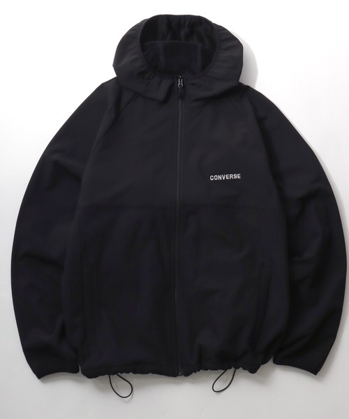 CONVERSE（コンバース）の「2025AW CONVERSE /コンバース 裏フリース ナイロンボンディング マウンテンパーカー レディース メンズ フーディー（ナイロンジャケット・メンズ・カーキ/ブラック・M/LL/L）」の17枚目の写真