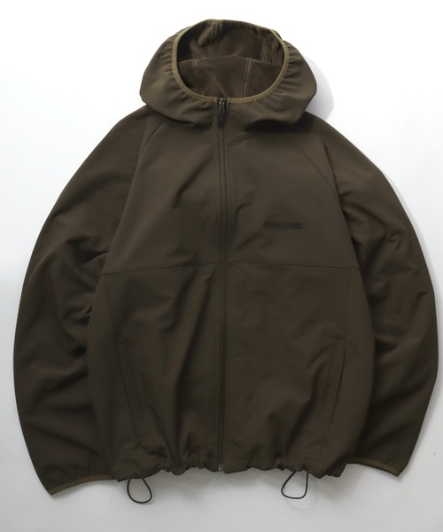 CONVERSE（コンバース）の「2025AW CONVERSE /コンバース 裏フリース ナイロンボンディング マウンテンパーカー レディース メンズ フーディー（ナイロンジャケット・メンズ・カーキ/ブラック・M/LL/L）」の18枚目の写真