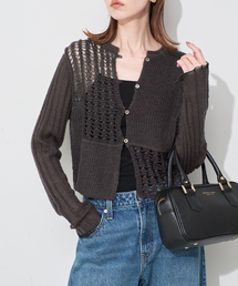 SLOBE IENA | tyn.TGOR/トゴール グリッターモヘヤカーディガン TG5A-J0202(カーディガン/ボレロ)