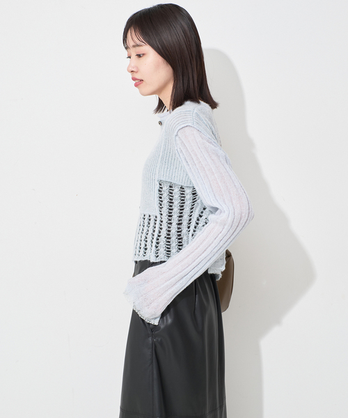 tyn.TGOR/トゴール キルティングカーディガン SLOBE IENA｜tyn.TGOR/トゴール グリッターモヘヤカーディガン TG5A