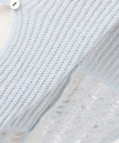 tyn.TGOR/トゴール グリッターモヘヤカーディガン TG5A-J0202