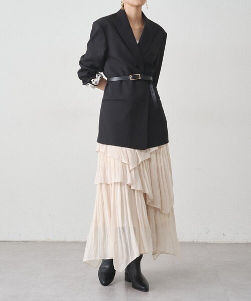 LOUNGEDRESS(ラウンジドレス)の「ランダムティアードスカート(スカート・レディース・アイボリー・FREE)」の2枚目の写真