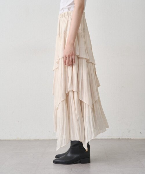 LOUNGEDRESS(ラウンジドレス)の「ランダムティアードスカート(スカート・レディース・アイボリー・FREE)」の9枚目の写真