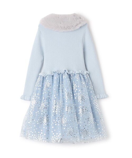 kate spade new york kids（ケイトスペードニューヨーク）の「ティペットつきフラワードットチュールワンピース（ワンピース・キッズ・サックスブルー/ピンク・160cm/130cm/120cm/110cm/100cm/150cm/140cm）」の11枚目の写真