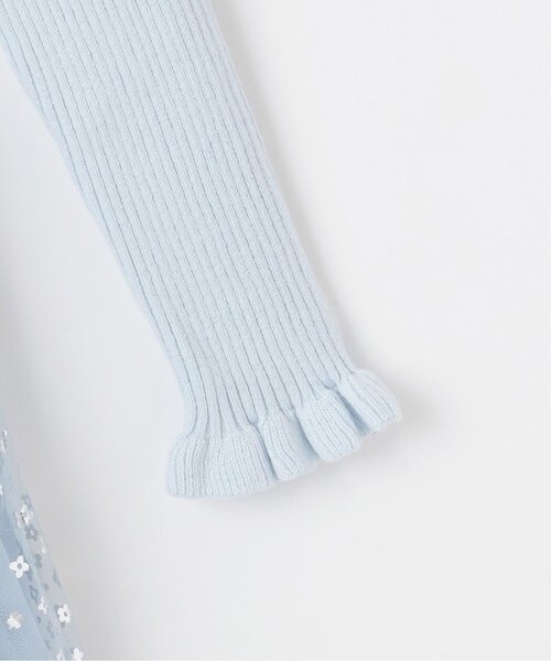 kate spade new york kids（ケイトスペードニューヨーク）の「ティペットつきフラワードットチュールワンピース（ワンピース・キッズ・サックスブルー/ピンク・160cm/130cm/120cm/110cm/100cm/150cm/140cm）」の7枚目の写真