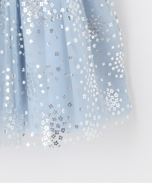 kate spade new york kids（ケイトスペードニューヨーク）の「ティペットつきフラワードットチュールワンピース（ワンピース・キッズ・サックスブルー/ピンク・160cm/130cm/120cm/110cm/100cm/150cm/140cm）」の6枚目の写真