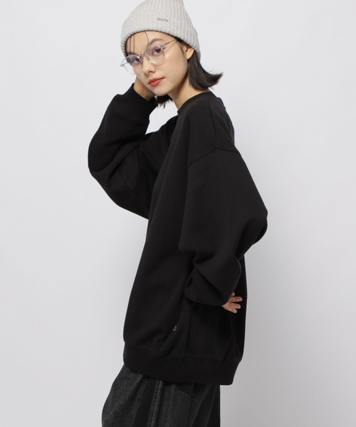 niko and...（ニコアンド）の「【POLO BCS(ポロ・ビーシーエス)】クルースウェットプルオーバー（Tシャツ/カットソー・レディース・ブラック/ナチュラル/ブルー/ブラウン・LARGE/MEDIUM）」の7枚目の写真