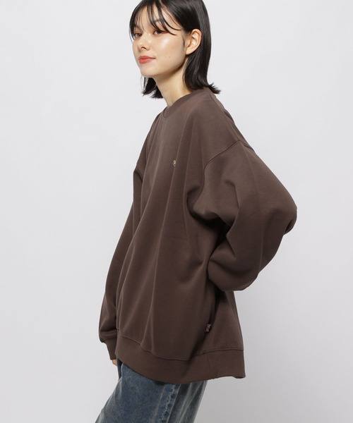 niko and...（ニコアンド）の「【POLO BCS(ポロ・ビーシーエス)】クルースウェットプルオーバー（Tシャツ/カットソー・レディース・ブラック/ナチュラル/ブルー/ブラウン・LARGE/MEDIUM）」の10枚目の写真