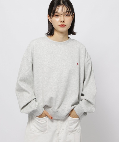 niko and...（ニコアンド）の「【POLO BCS(ポロ・ビーシーエス)】クルースウェットプルオーバー（Tシャツ/カットソー・レディース・ブラック/ナチュラル/ブルー/ブラウン・LARGE/MEDIUM）」の13枚目の写真