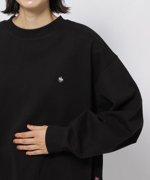 niko and...（ニコアンド）の「【POLO BCS(ポロ・ビーシーエス)】クルースウェットプルオーバー（Tシャツ/カットソー・レディース・ブラック/ナチュラル/ブルー/ブラウン・LARGE/MEDIUM）」の22枚目の写真