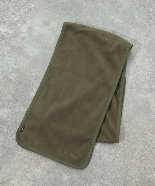 BAYFLOW（ベイフロー）の「【POLARTEC（ポーラテック）】フリースマフラー/ベーシック（ストール/ショール・メンズ・ブラック/カーキ/チャコール・FREE）」の3枚目の写真